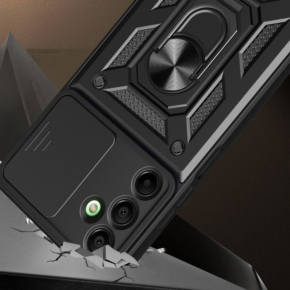 Pokrowiec na telefon Tech-Protect Camshield Pro do Samsung Galaxy A26 5G, czarne